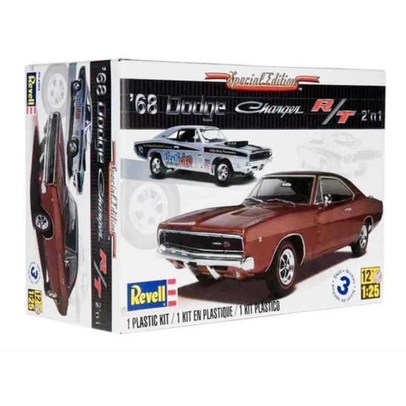 REVELL 85-4202 1/25 1968 Dodge Charger 2'n1 '68