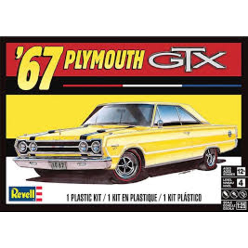 REVELL 85-4481 1/25 1967 Plymouth GTX