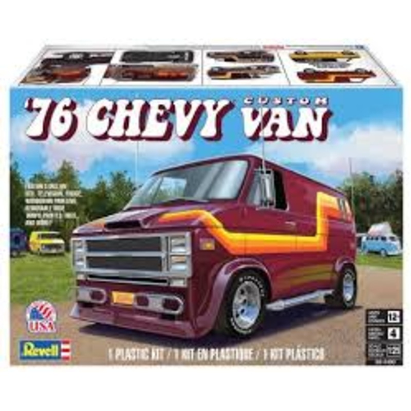 REVELL 85-4490 1/25 1976 Chevy Custom Van