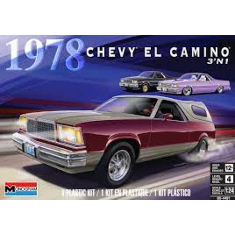 REVELL 85-4491 1/24 1978 Chevy El Camino 3 N 1 Monogram