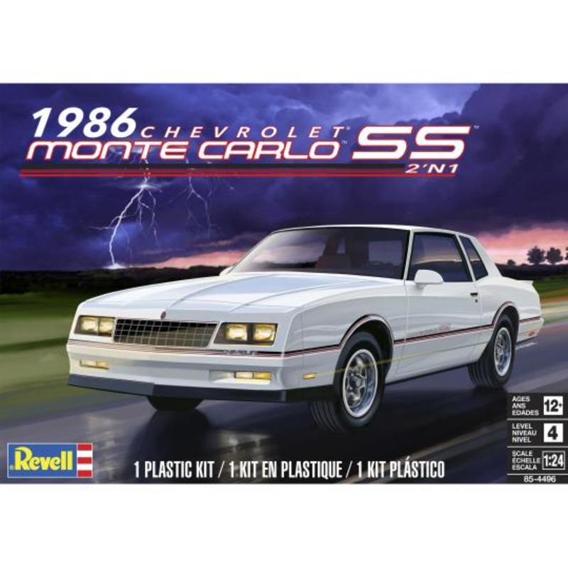 REVELL 85-4496 1/24 1986 Monte Carlo SS 2n1