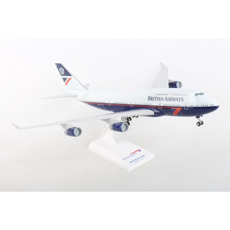 SKYMARKS SKR1030 British Airways 747-400 1/200 with Gear Landor