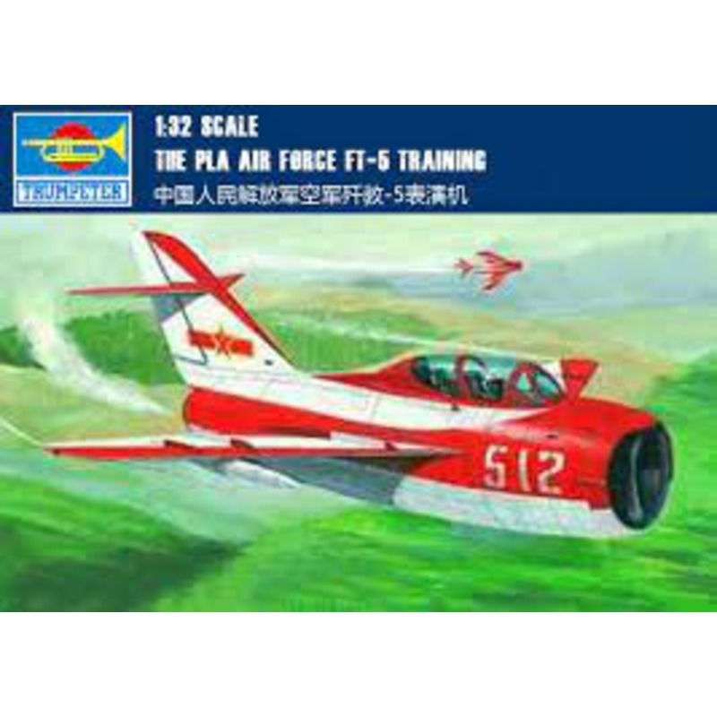 TRUMPETER 02203 PLA Air Force FT-5 Trainer Training 1/32 Scale Model Kit 02203