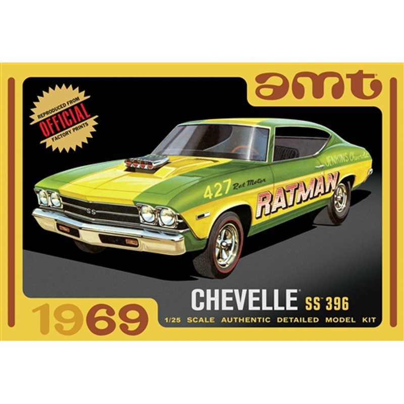 AMT 1138/12 1/25 Chevy Chevelle SS 396 Ratman