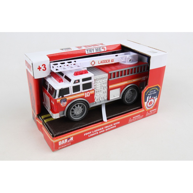 DARON NY554773 FDNY FIRE TRUCK W/LIGHTS & SOUND