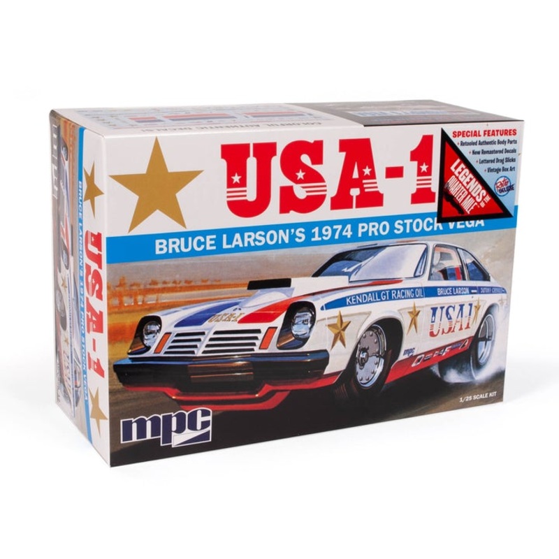 MPC 828 1/25 Bruce Larson USA-1 Pro Stock Vega