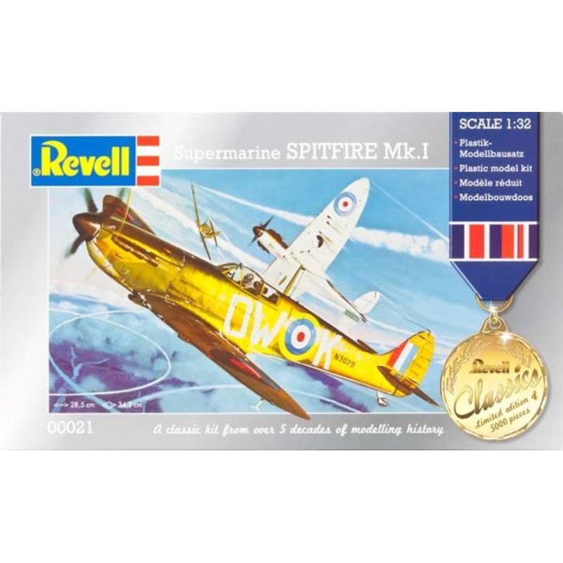 REVELL 00021 1/32 Supermarine Spitfire Mk.1