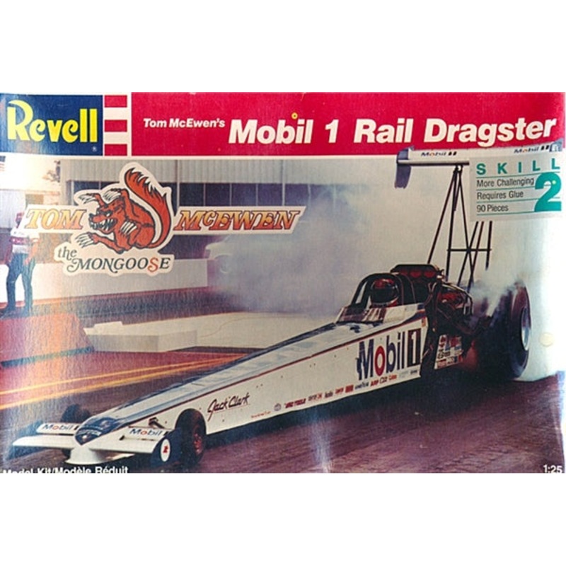 REVELL 7497 Tom Mcewen's Mobil 1 Rail Dragster Model Kit