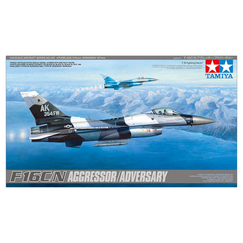 TAMIYA 61106 1/48 F-16C/N "Aggressor/Adversary"