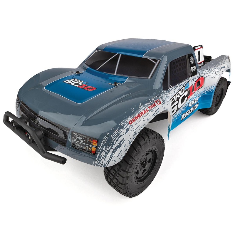 ASSOCIATED 20530C Pro4 SC10 1/10 RTR 4WD Brushless Short Course Truck Combo w/2.4GHz Radio, Battery & Charger (General Tire)
