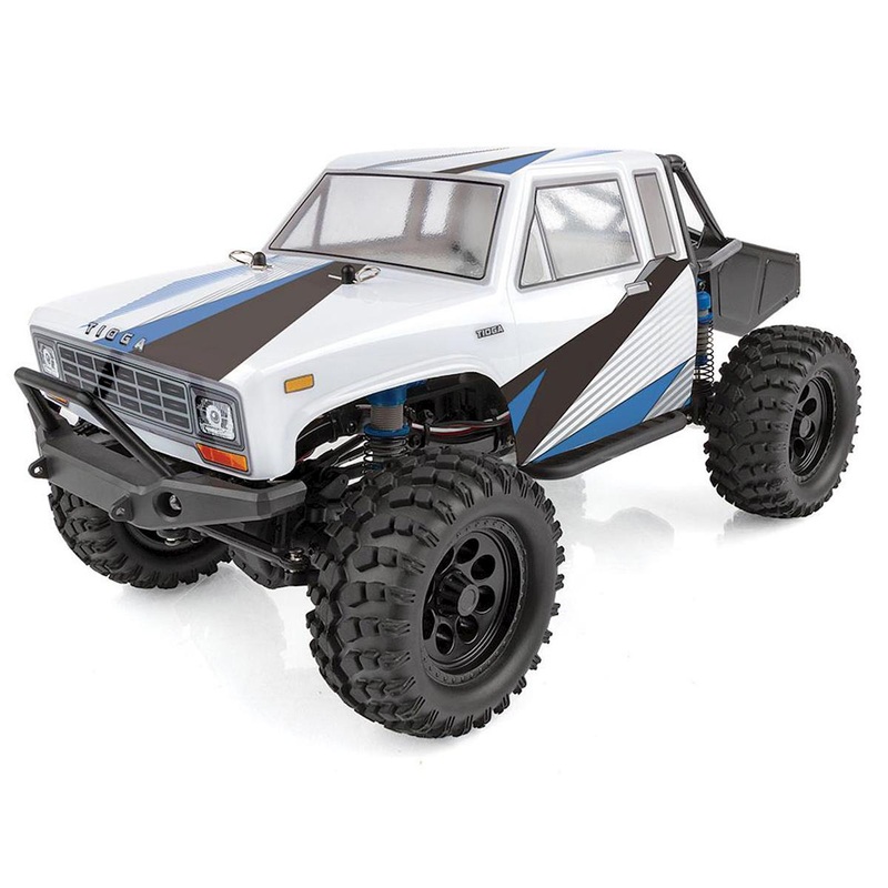 ASSOCIATED 40006 CR12 Tioga Trail Truck RTR 1/12 4WD Rock Crawler (White/Blue) w/2.4GHz Radio, Battery & Charger