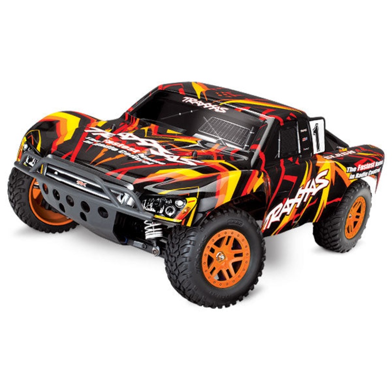 TRAXXAS 68054-1 Slash 4X4: 1/10 Scale 4WD Electric Short Course Truck. RTR with TQ 2.4GHz Radio System and XL-5 ESC (fwd/rev)