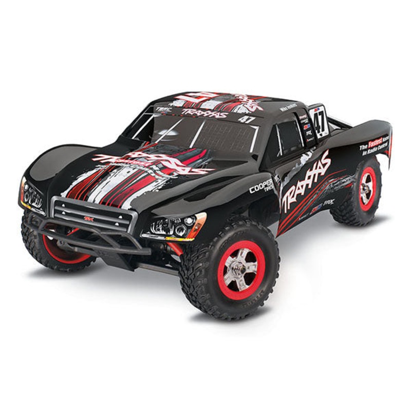 TRAXXAS 70054-1 Slash 1/16 Scale 4WD Electric Truck. RTR with TQ 2.4GHz radio, Titan 550 motor and XL-2.5 ESC. Includes: 6-Cell NiMH 1200mAh battery