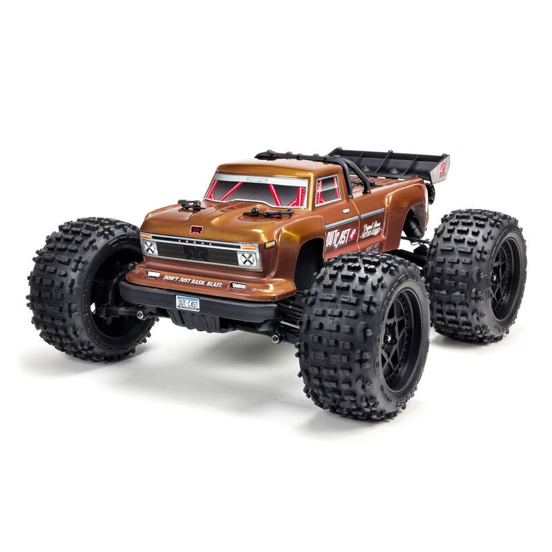 ARRMA ARA102692 1/10 OUTCAST 4x4 4S BLX Brushless Truggy with Spektrum RTR, Bronze