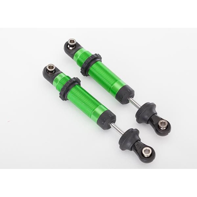 TRAXXAS 8260G Shocks, GTS, Green Anodized, Assembled W/ Spring Retainer