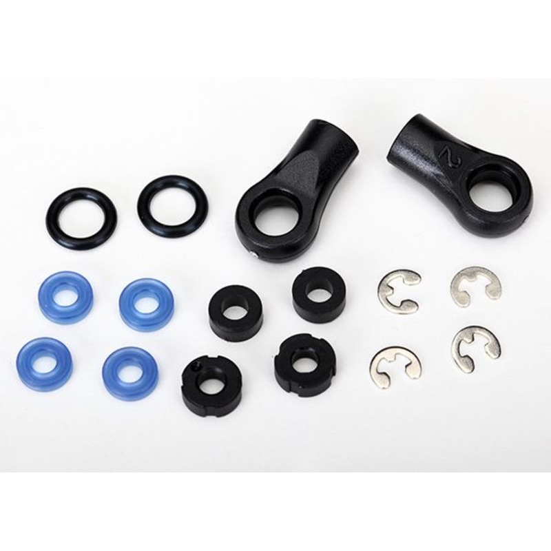 TRAXXAS 8262 Rebuild Kit TRX-4 Shocks x-Ring, O-Rings, pistons, Bushings, E-clips, rod ends & Travel Limiters