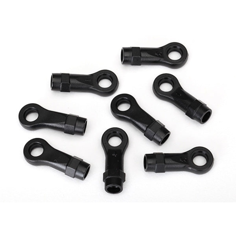 TRAXXAS 8277 Rod ends, angled 10-degrees (8)