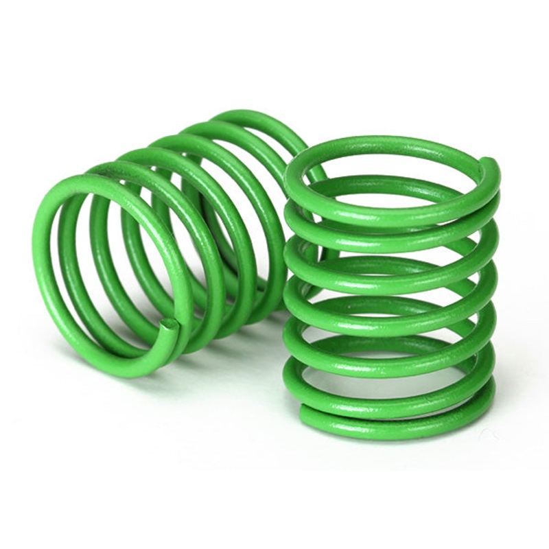 TRAXXAS 8362G Spring, shock (green) (3.7 rate) (2)