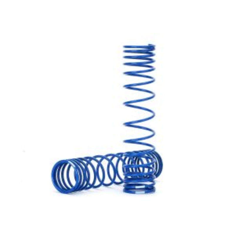 TRAXXAS 8444A Spring, shock, front (blue) (GTR)