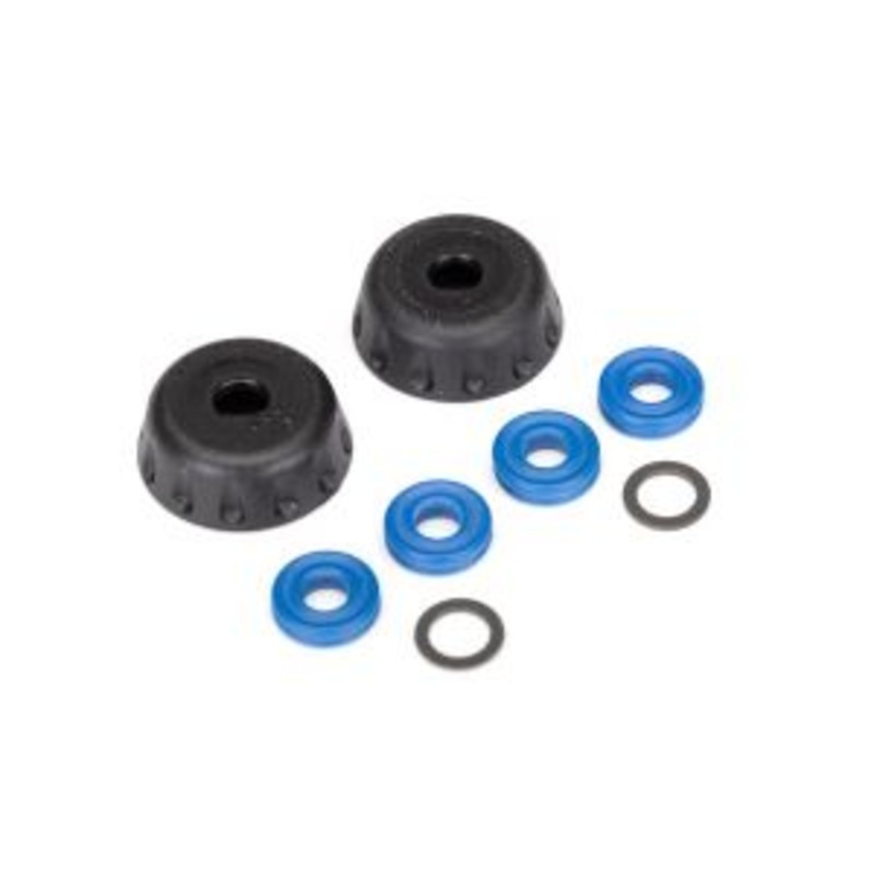 TRAXXAS 8458 Double seal kit, GTR shocks (x-rings (4)/ 4x6x0.5mm PTFE-coated washers (2)/ bottom caps (2) renews 2 shocks UDR