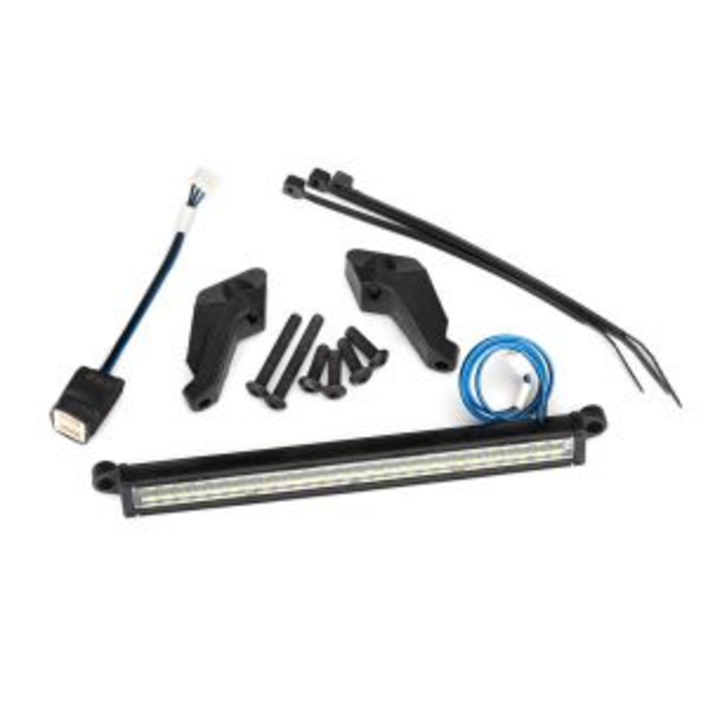 TRAXXAS 8486 LED light bar, front (high-voltage) (52 white LEDs (double row), 100mm wide)
