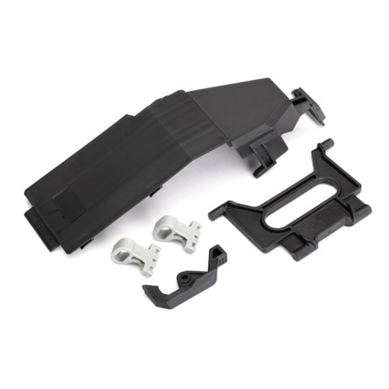 TRAXXAS 8524 Battery door/ battery strap/ retainers (2)/ latch UDR