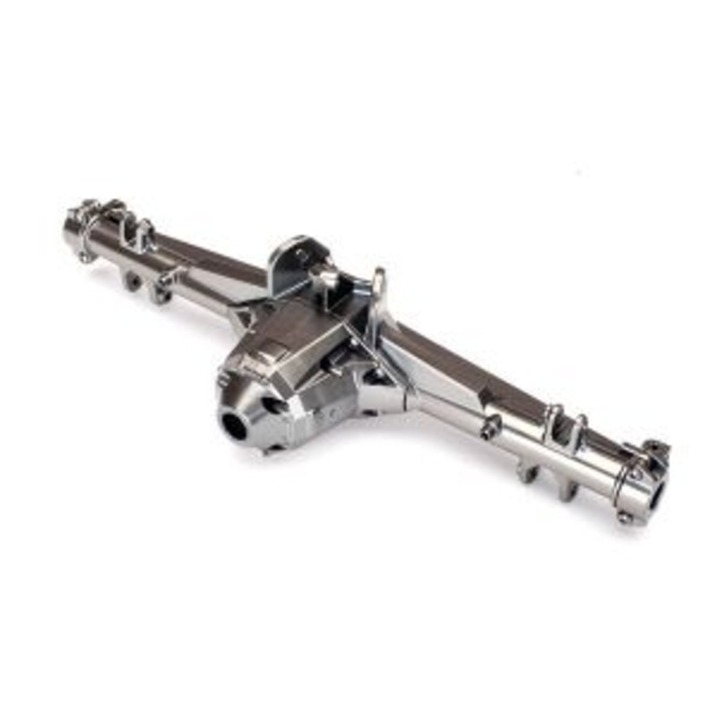 TRAXXAS 8540X Axle housing, rear/ differential carrier satin black chrome-plated