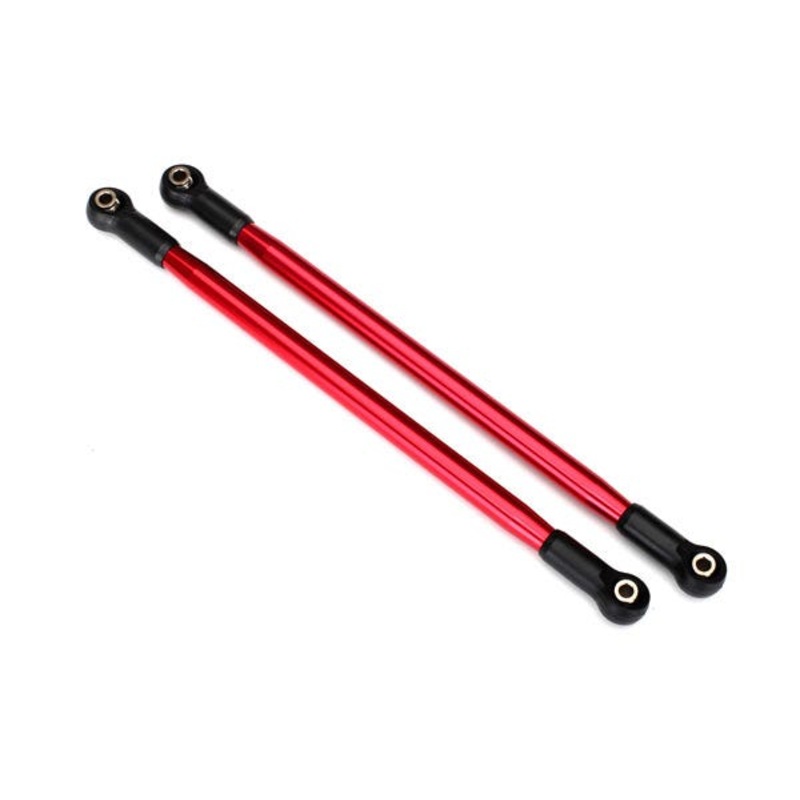 TRAXXAS 8542R Suspension link, rear (upper) (aluminum, red-anodized) (10x206mm, center to center) (2) (assembled with hollow balls)