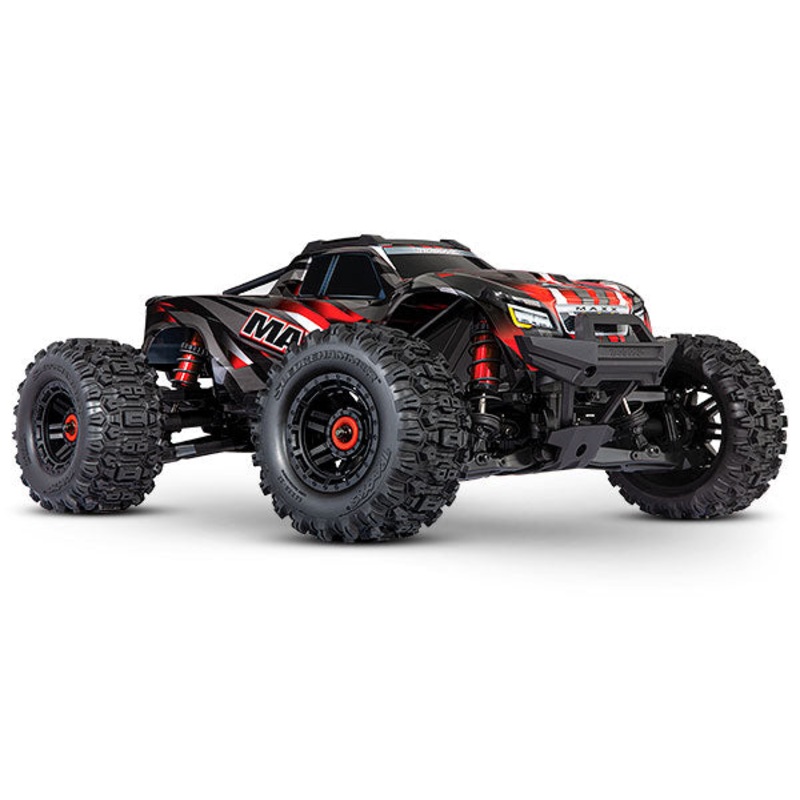TRAXXAS 89086-4 Maxx V2 with wide Maxx 1/10 scale monster truck. Fully assembled, RTR with TQi 2.4GHz radio system, VXL-4s brushless power system, and ProGraphix painted body 2.0