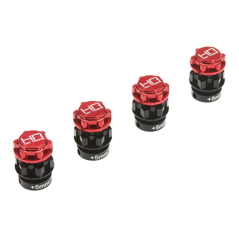 HOT RACING HRANRO10W02 17mm Wide +5mm Hex with Serrated Nuts: Arrma Nero