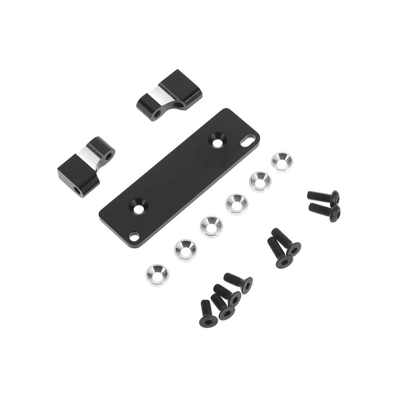 HOT RACING RRT2401 Black Aluminum Servo Mount AX10/RR10/SMT10/Wraith