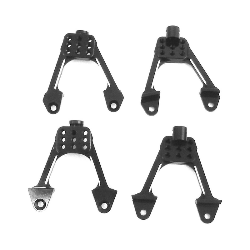 HOT RACING SCX28301 SCX10 Aluminum Front & Rear Adjustable Shock Tower Hoop Set