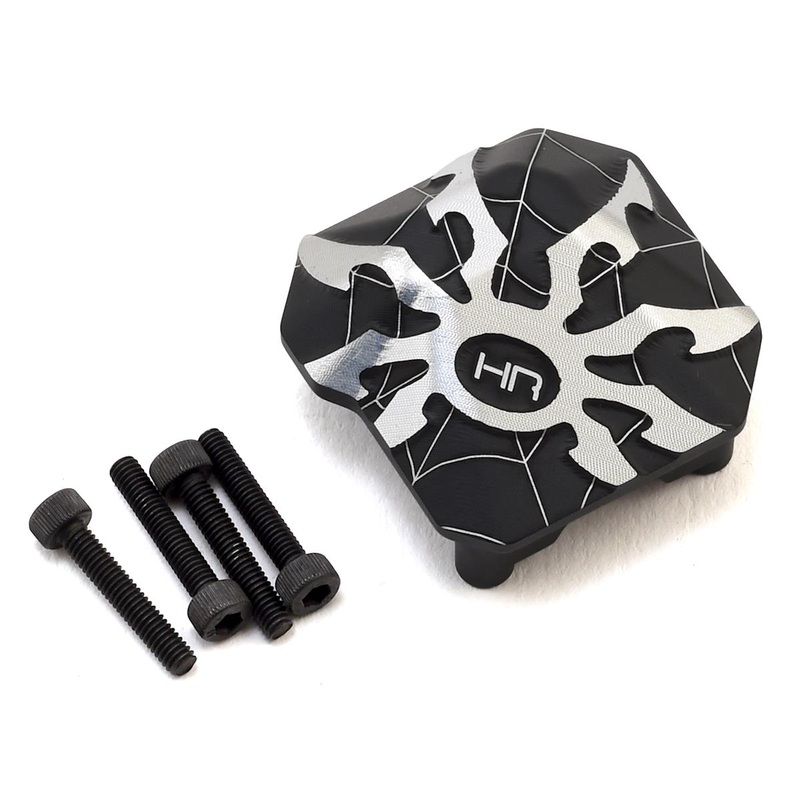 HOT RACING SCXT12CP01 Axial SCX10 II Aluminum AR44 Axle Spider Diff Cover (Black)