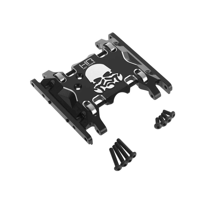 HOT RACING SCXT133K01 Axial SCX10 II Aluminum Bearing Skid Plate AXI90046 / AXI90075 Kit Only