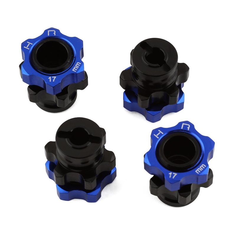 HOT RACING SLF117X06 Light Weight Splined 17mm Hubs for Traxxas Rally VXL Slash 4X4 Stampede 4x4 and Telluride 4X4