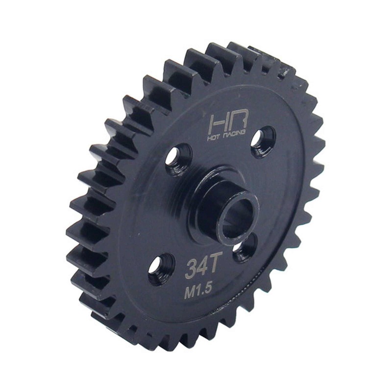 HOT RACING SSLG34M15 Steel Spur Gear 34T 1.5 Mod: Sledge Mod1.5