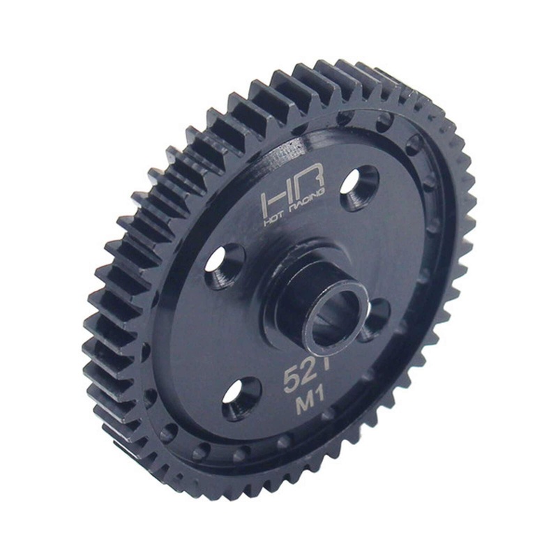 HOT RACING SSLG52M1 Steel Spur Gear 52T 1 Mod: Sledge MOD1