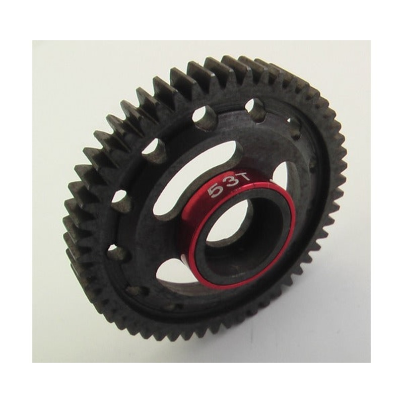 HOT RACING SVXS853 Steel Spur Gear 53T Red for Traxxas 1/16 Scale