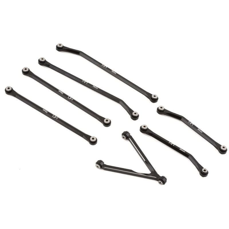 HOT RACING SXTF133HG01 Axial SCX24 Aluminum High Clearance Link Set (153.7mm)