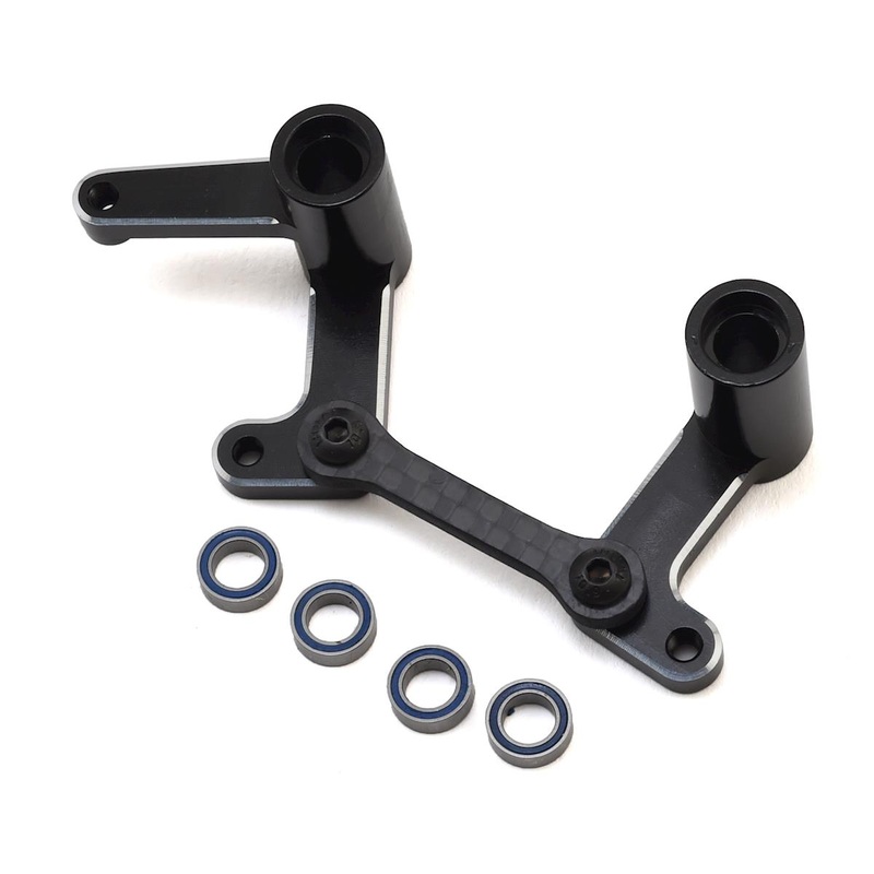 HOT RACING TE48G01 Aluminum / Carbon Fiber Steering Bellcranks & Draglink, for Traxxas Bandit & 2wd Slash