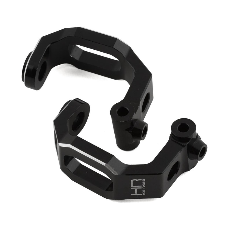 HOT RACING TRF1901 Traxxas 4-Tec 2.0 Aluminum Caster Blocks (Black) (2)
