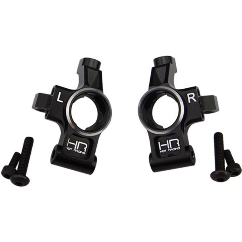 HOT RACING TRF2201 Aluminum Traxxas 4-Tec 2.0 Rear Hub Carriers Black (2)
