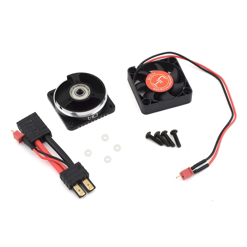 HOT RACING TUDR404MHF Motor Sinksink Bearing End Cap, W/ Blower Fan, For Traxxas Ultimate Desert Racer UDR