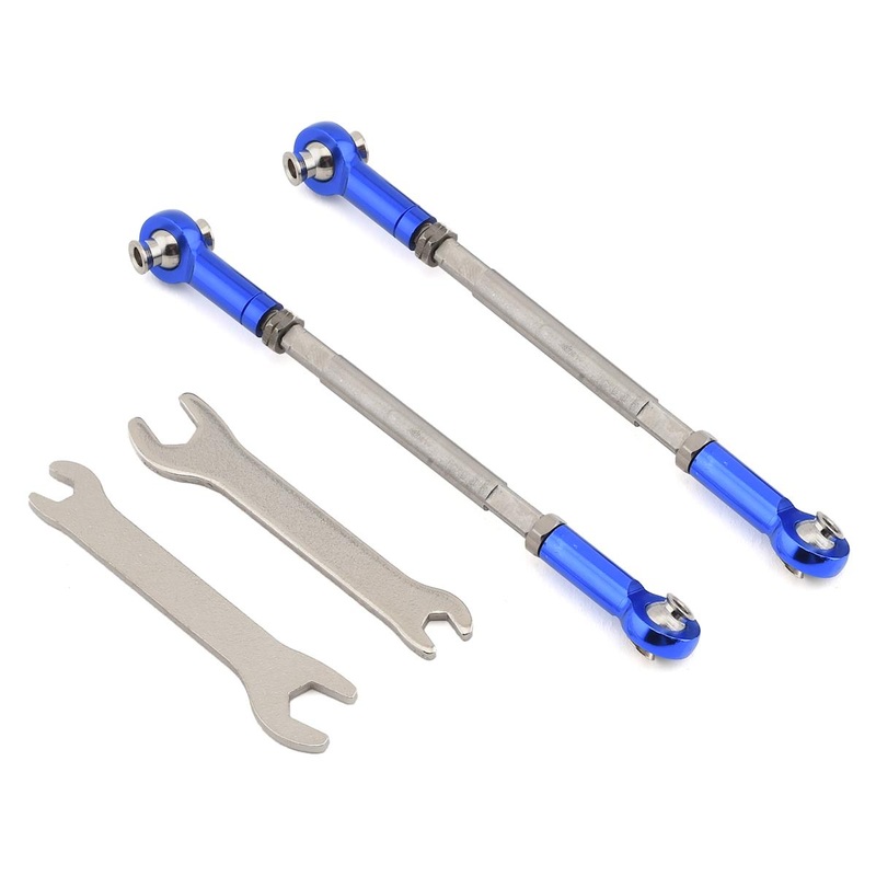 HOT RACING TUDR4906 Adjustable Steering Turnbuckles Toe Links Traxxas Udr