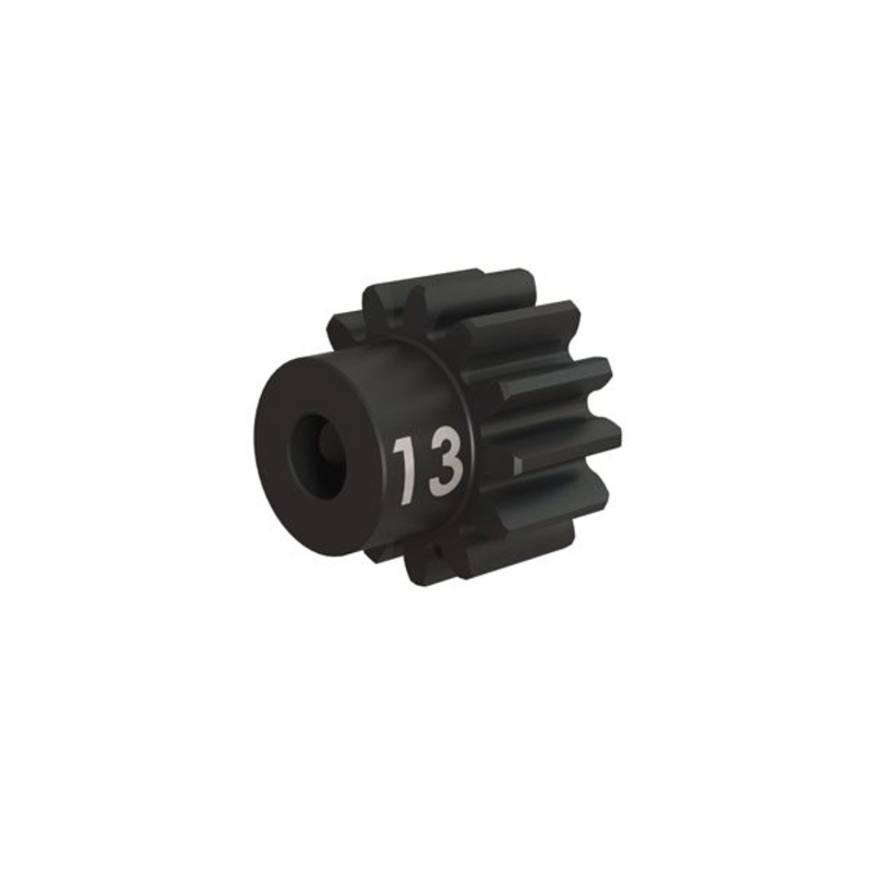 TRAXXAS 3943X Gear, 13T pinion 32p, heavy duty (machined, hardened steel)/ set screw; stock pinion for Slash 4x4 VXL