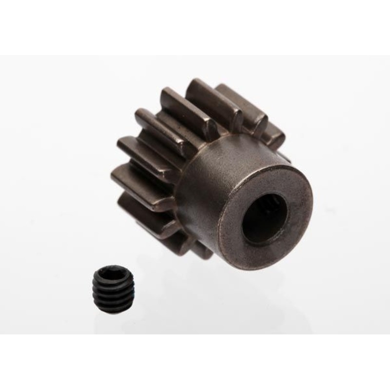 TRAXXAS 6488X Gear, 14-T pinion (1.0 metric pitch) (fits 5mm shaft)/ set screw 14T MOD1