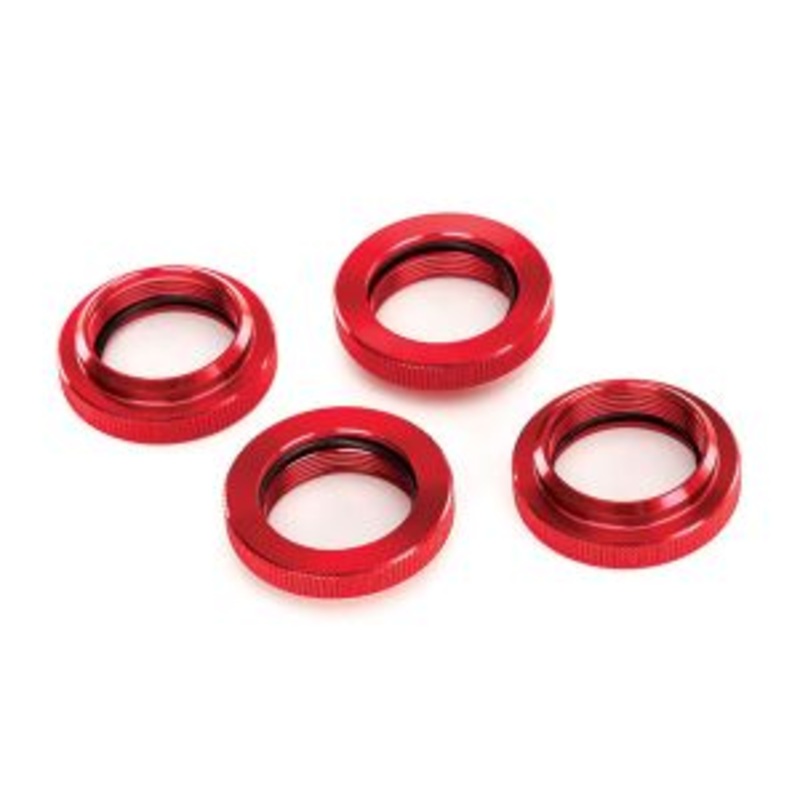 TRAXXAS 7767R Spring Retainer Red-Anodzied Aluminum GTX Shocks