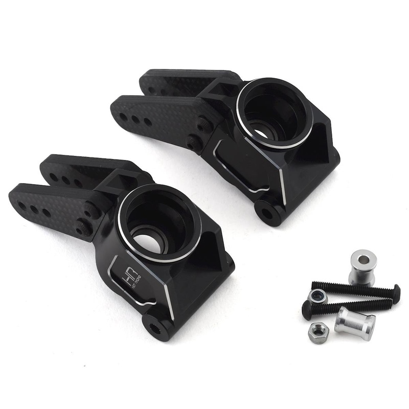 HOT RACING AFE22M01 Hot Racing Kraton/Outcast 8S Triple Bearing Support Rear Hubs (Black) (2)