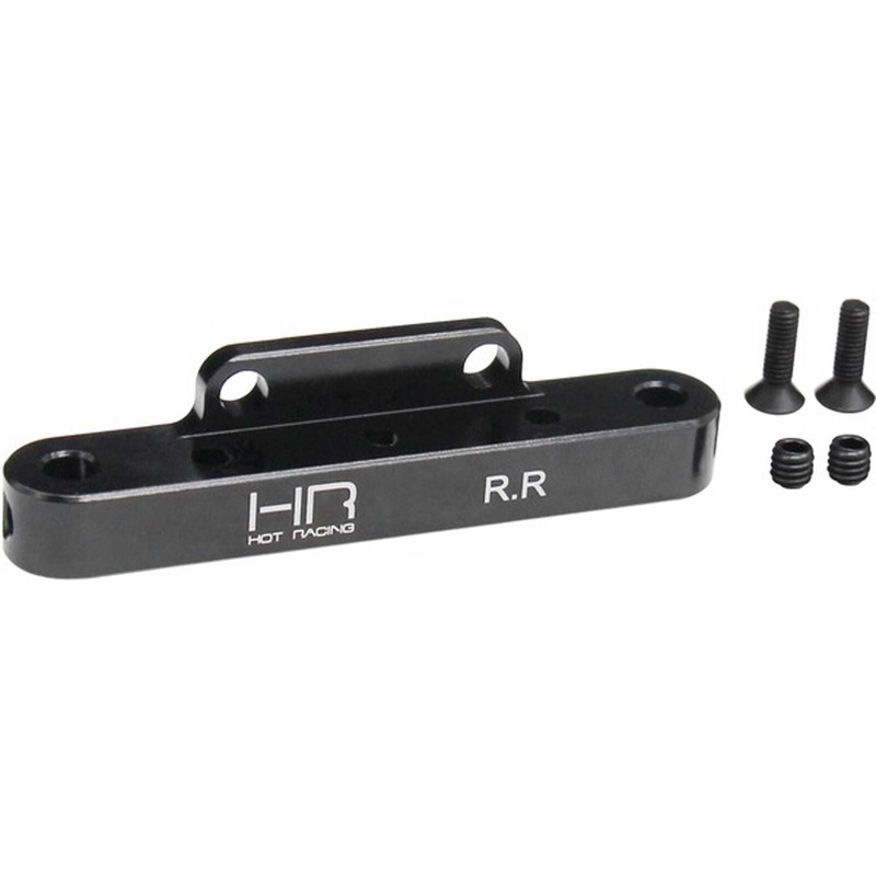 HOT RACING AON09RR01 Aluminum Rear Lower Rear Suspension Arm Mount, for Arrma 1/8