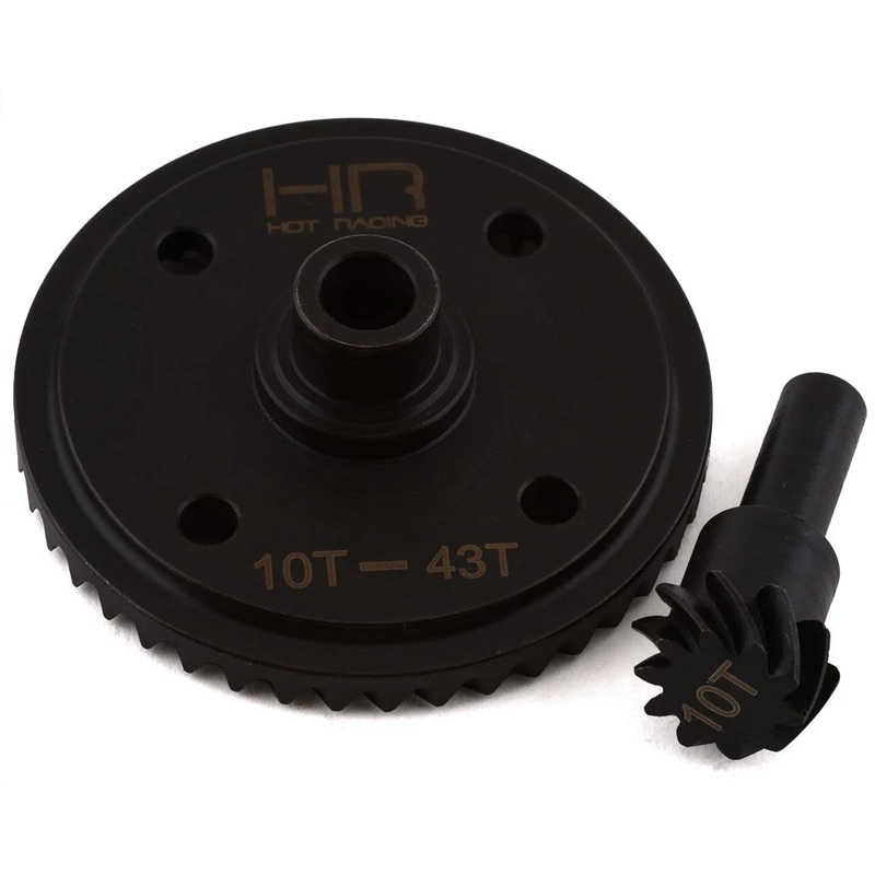 HOT RACING AON9043 Arrma 6S Steel Helical Differential Ring/Pinion (43T/10T)